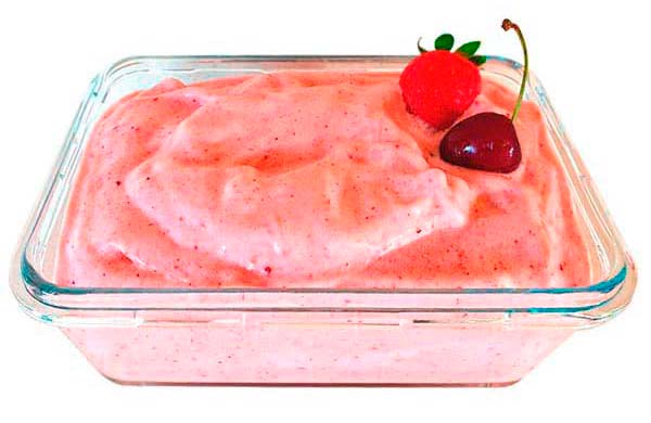 The best vegan red berry ice-cream